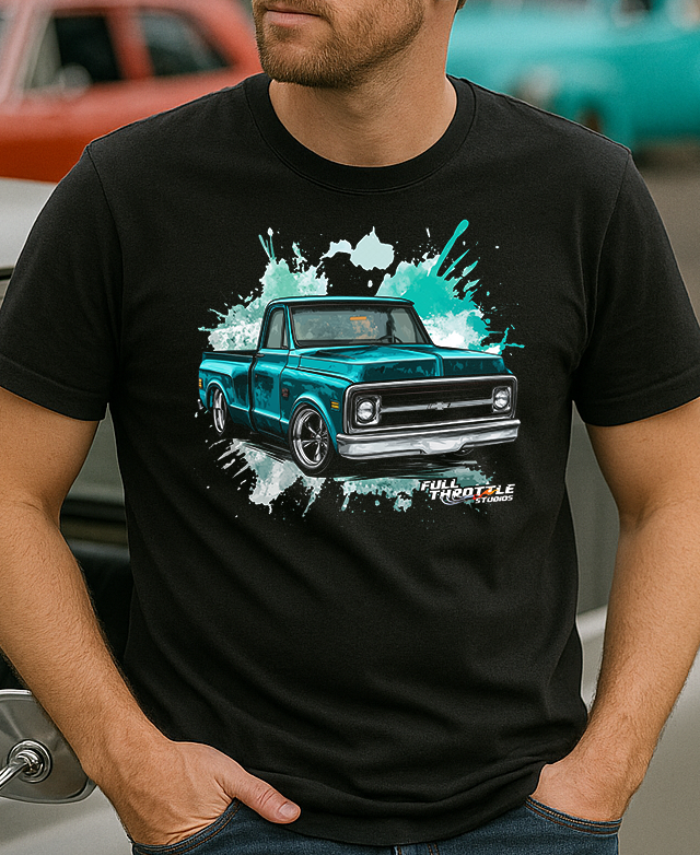 Teal Splatter
C10 Truck Tee